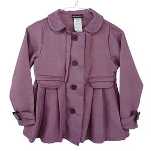 Harry Potter Luna Lovegood Girls Costume Mauve Peplum Jacket Coat Size 6 6X